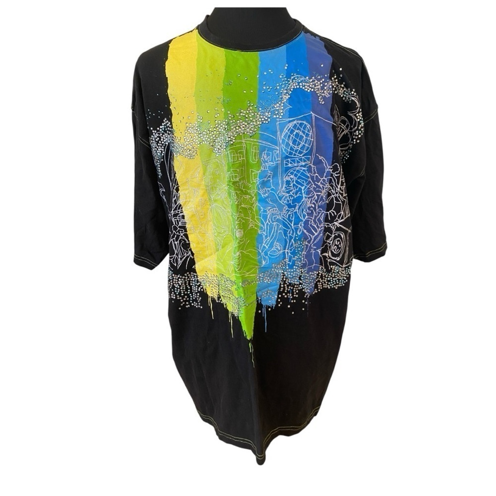 Johnny Blaze Multicolored T-Shirt Y2K Vintage